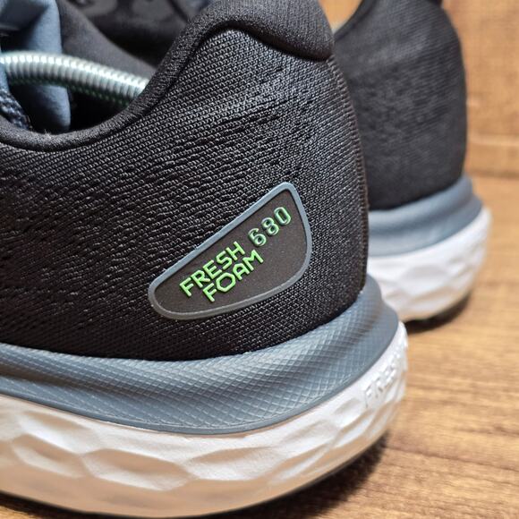 Copied - Mens New Balance Fresh Foam 680v7 Black Size 12 D Medium Running Shoes - Picture 13 of 16